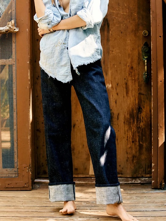 imogene and willie Denim - Imogene + Willie Catherine Jeans Indigo Wash Selvedge Rigid NEP 29X35 Cotton